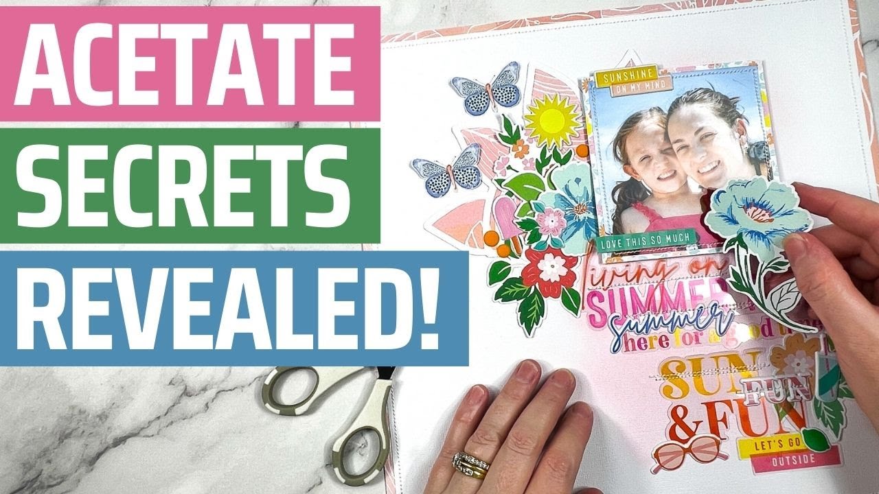 This ONE trick helped me use so many more acetate embellishments ✨