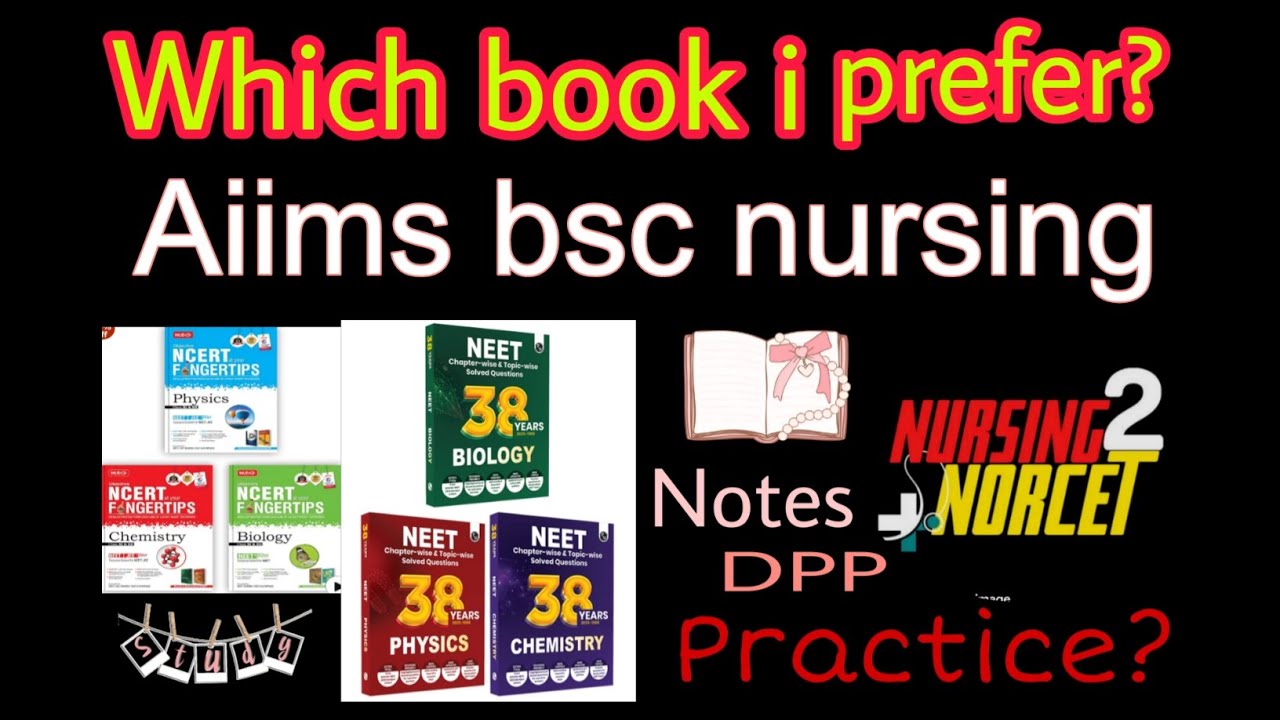 AIIMS B.Sc Nursing Entrance 2026 | Best Books I Used 📚🔥 (Honest Review) 