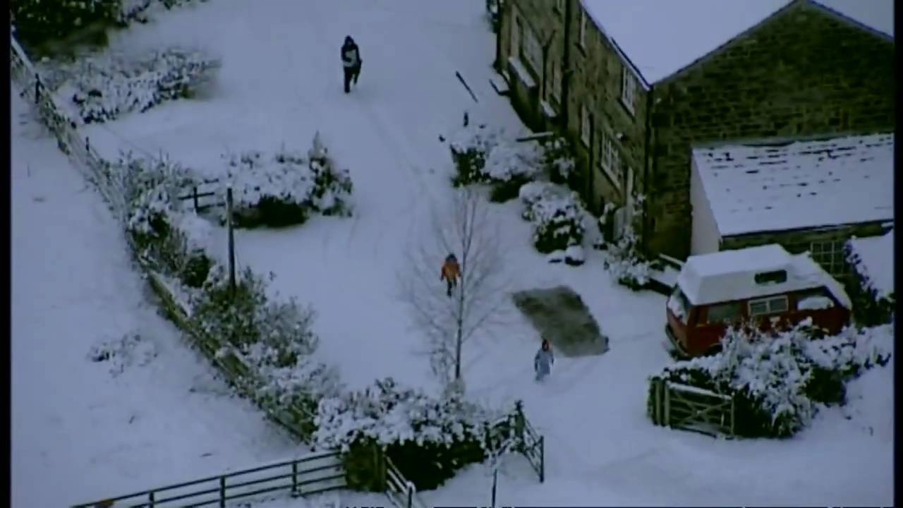 Britain's big freeze from the air