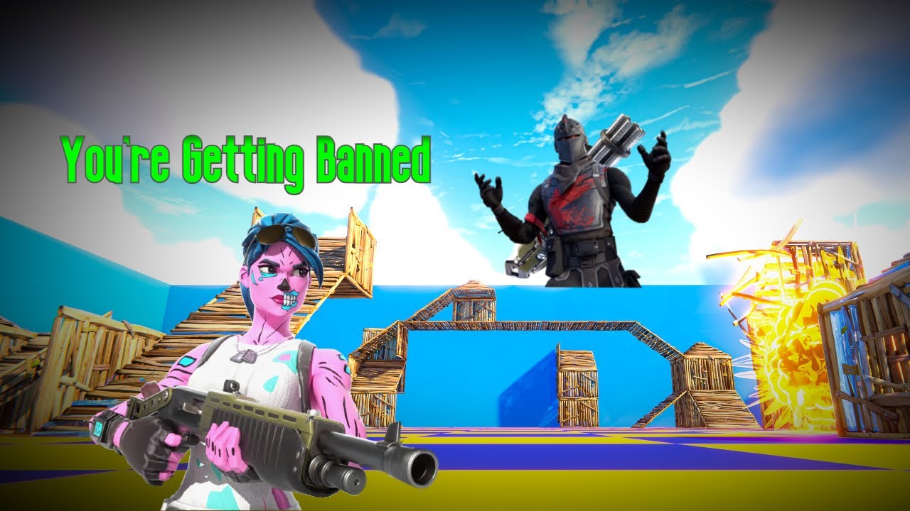 He Tried to Get Me Banned !! (Spamming with MiniGun) (Fortnite trolling)