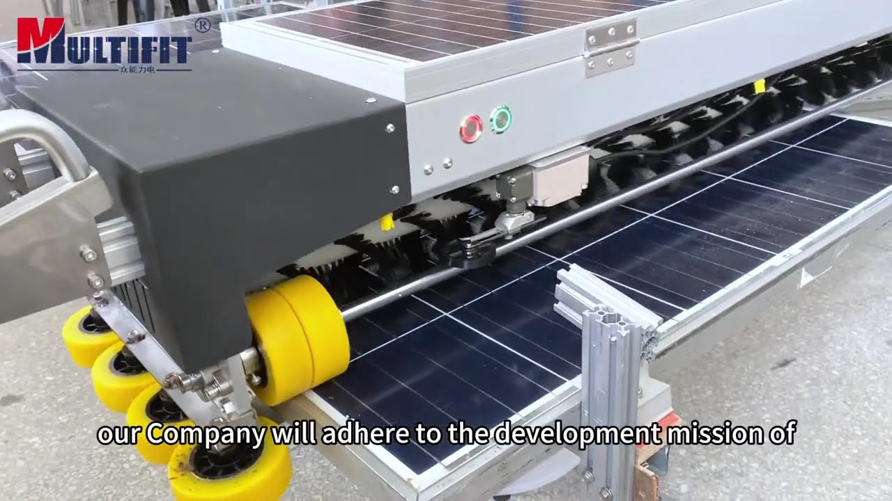 Multifit Solar Technology Company's promotional video for solar cleaning equipment related products