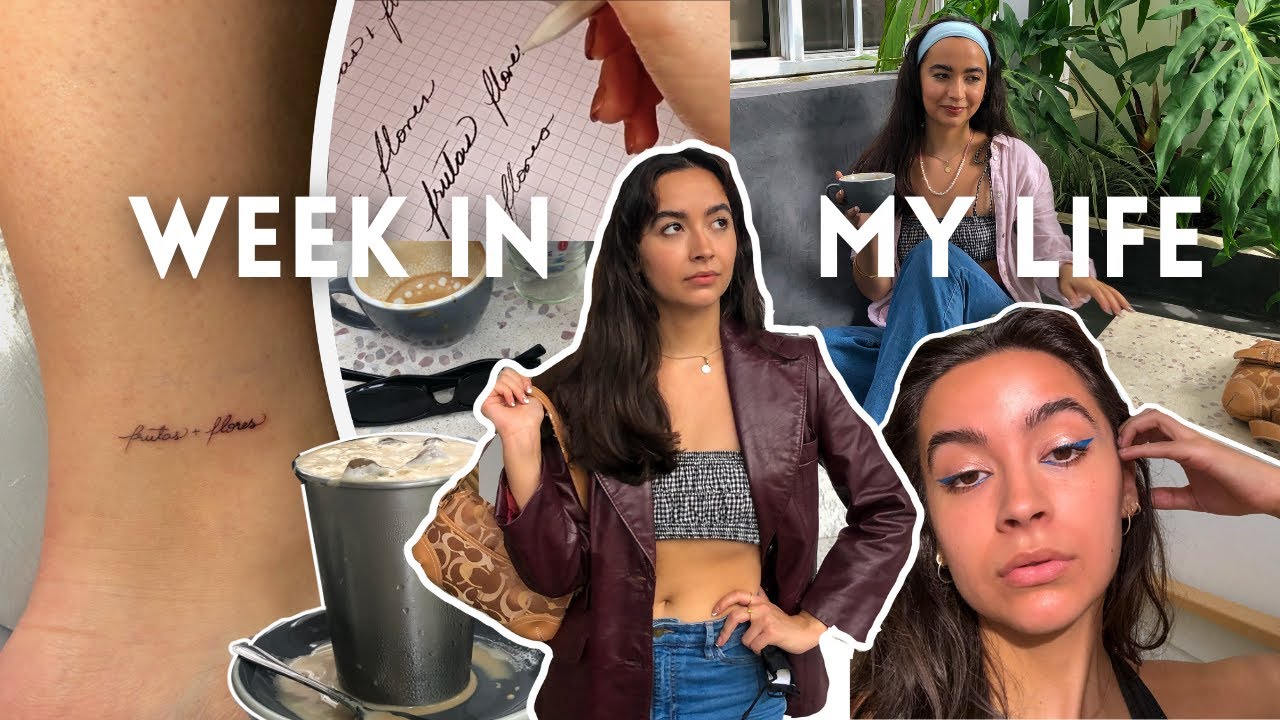 VLOG | new tiny tattoo, thrift shopping, Libra SZN makeup, crying again