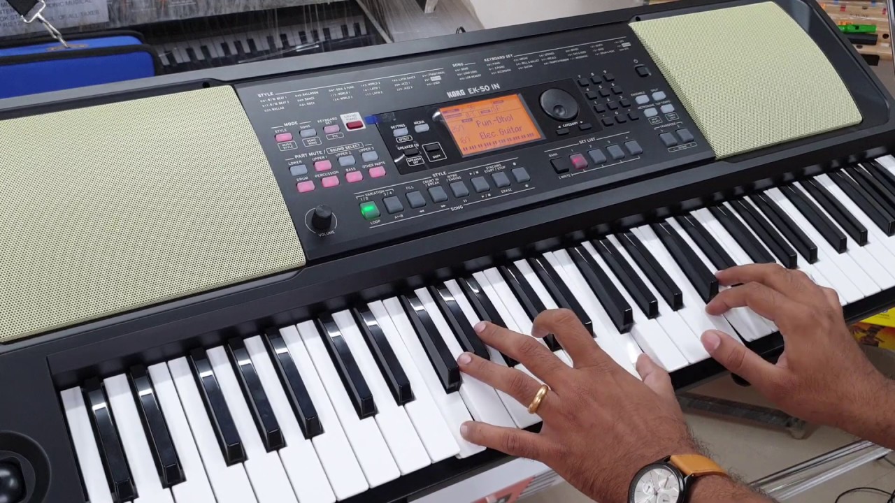KORG EK50IN INDIAN TONES DEMO  9033773457