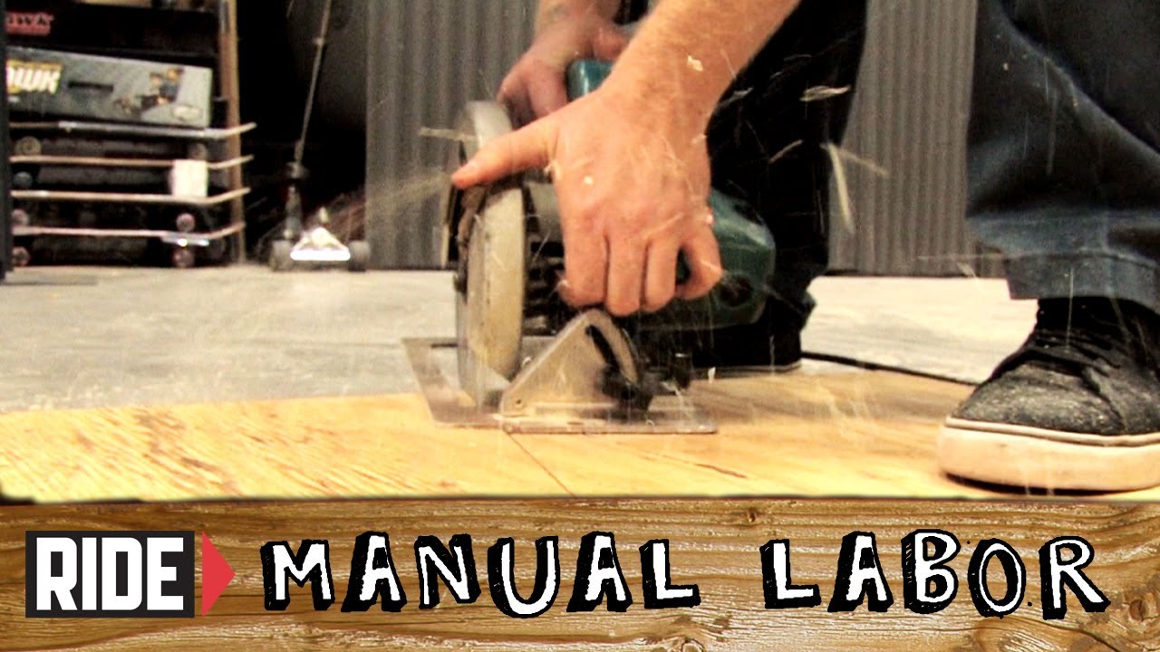 How-to Build a Skatepark - Bank Ramps Part 1: Templates & Sheeting - Manual Labor