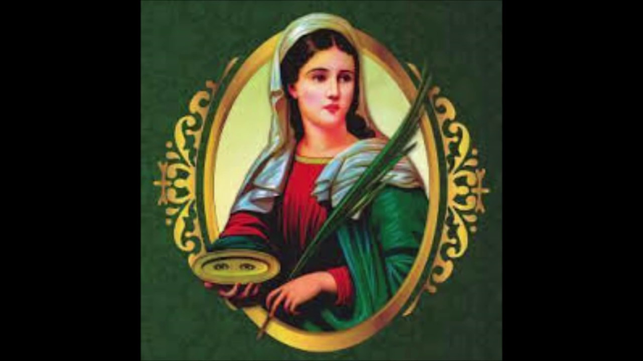 Fique curado das doenças dos olhos com a intercessão de Santa Luzia