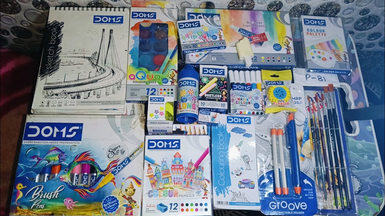 Dhamaka Unboxing! 😍My Ultimate DOMS Stationery Collection 2026|Worth it?(Click-baity aur attractive)