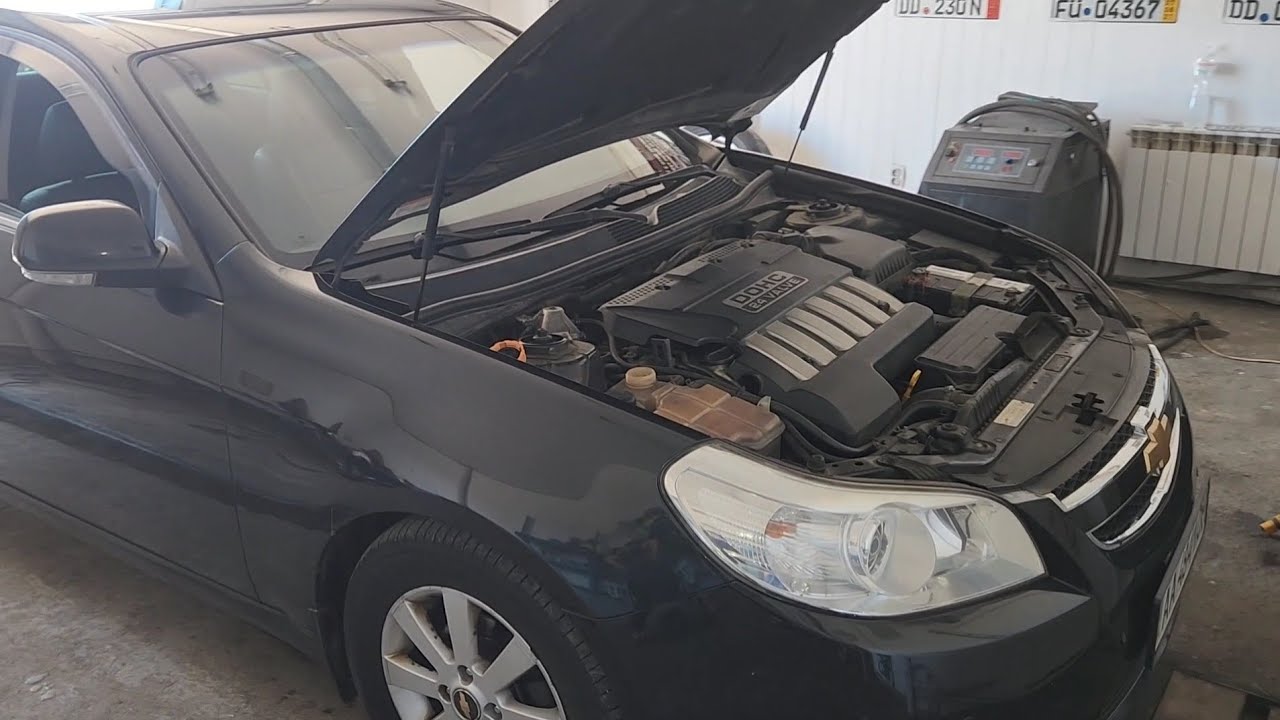Chevrolet Epica 2.5 Апаратна заміна антифризу з промивкою системи охолодження.