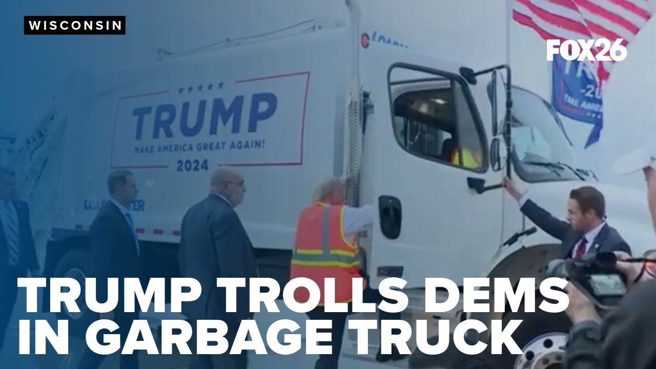 Donald Trump in garbage truck claps back at Biden's controversial comment