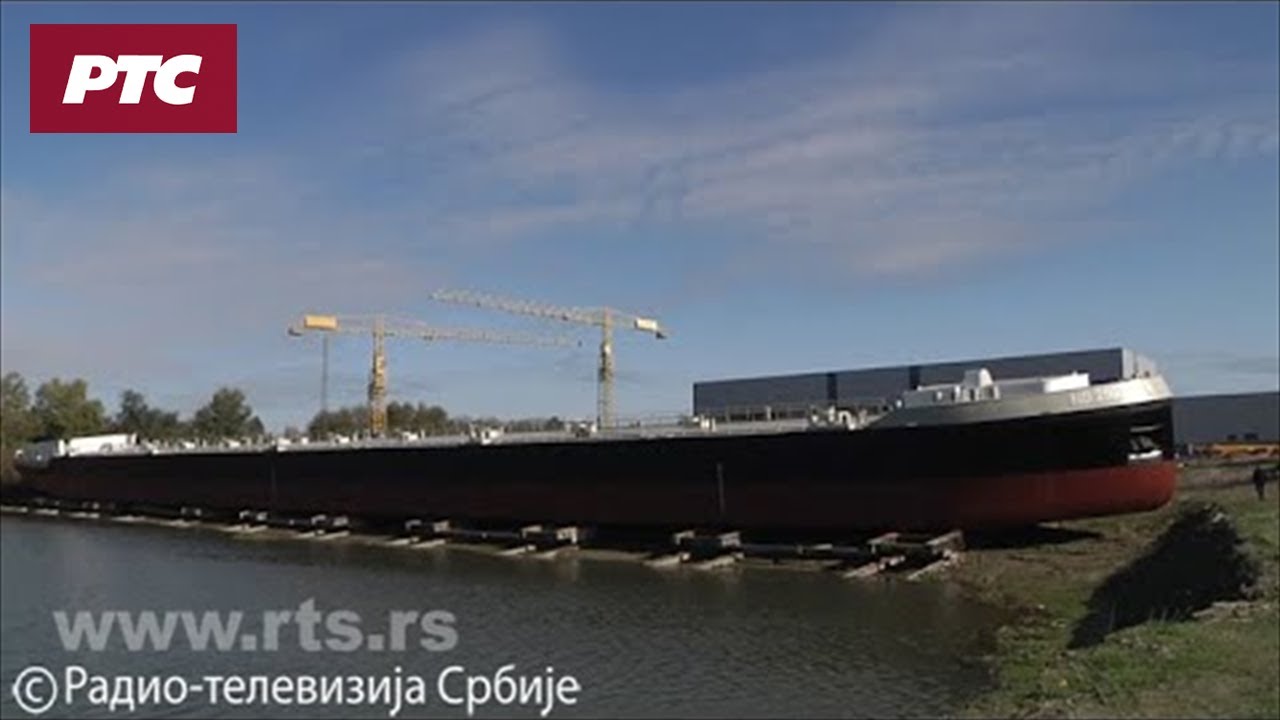 Helsinki spreman za Roterdam - porinut najveći rečni tanker izgrađen u Srbiji