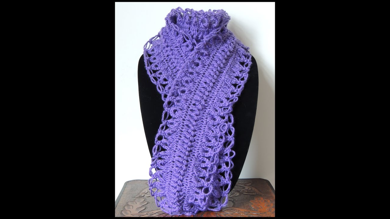 Crochet y Horquilla : Bufanda # 2 (Miñardi)