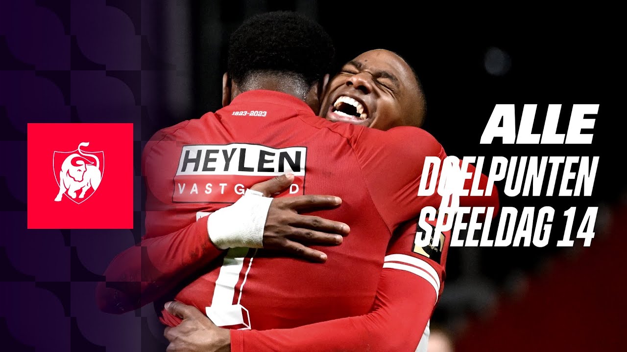 ALLE DOELPUNTEN SPEELDAG 14 👀⚽ Jupiler Pro League hoogtepunten 23/24