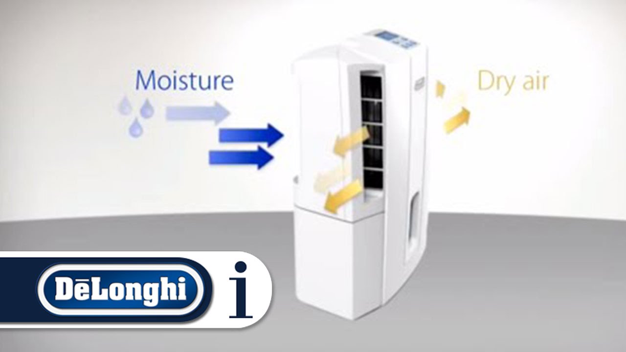 How a De'Longhi dehumidifier works