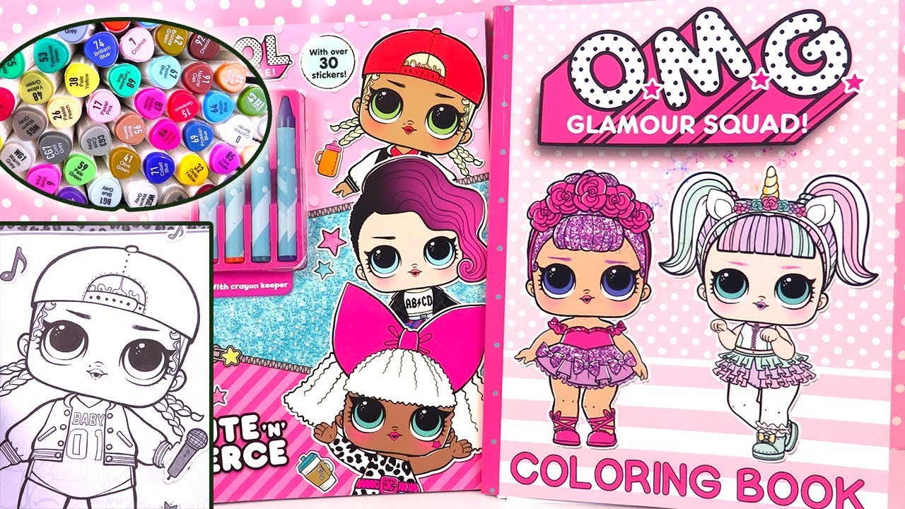 Poupées LOL Surprise Coloring Book Coloriage Loisirs Créatifs
