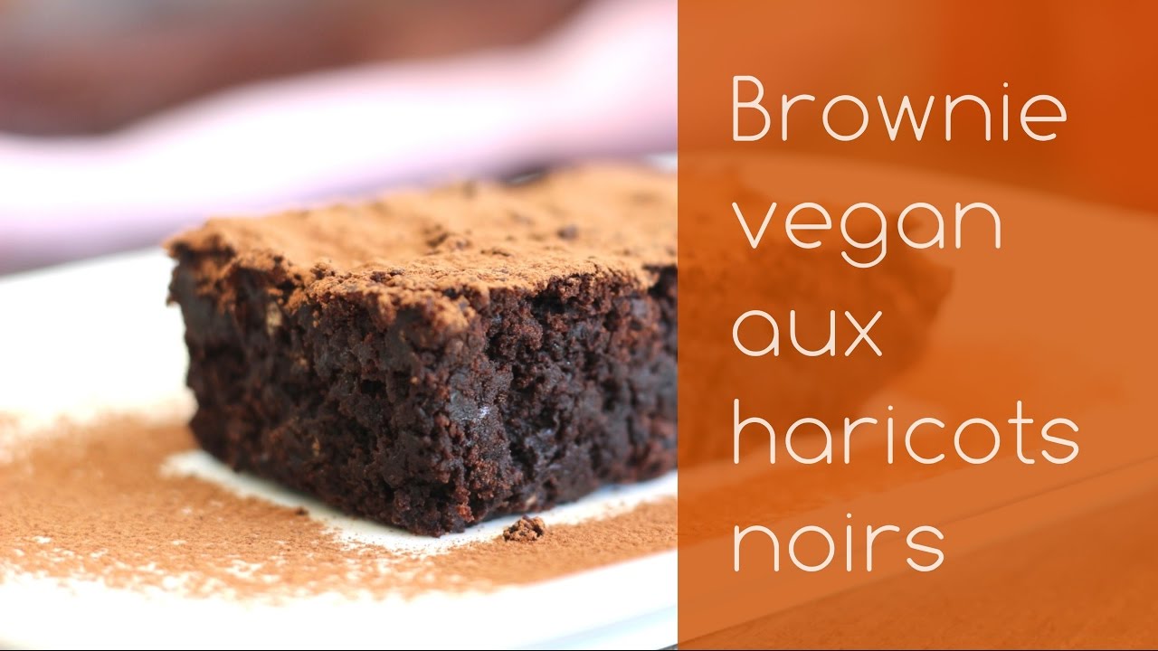 Brownie vegan et sans gluten aux haricots noirs
