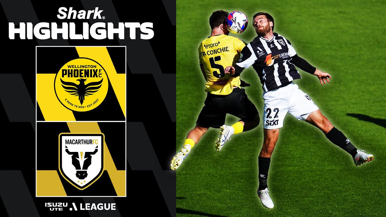 Wellington Phoenix v Macarthur Bulls | SHARK HIGHLIGHTS | Isuzu UTE A-League 2025-26 | Round 05