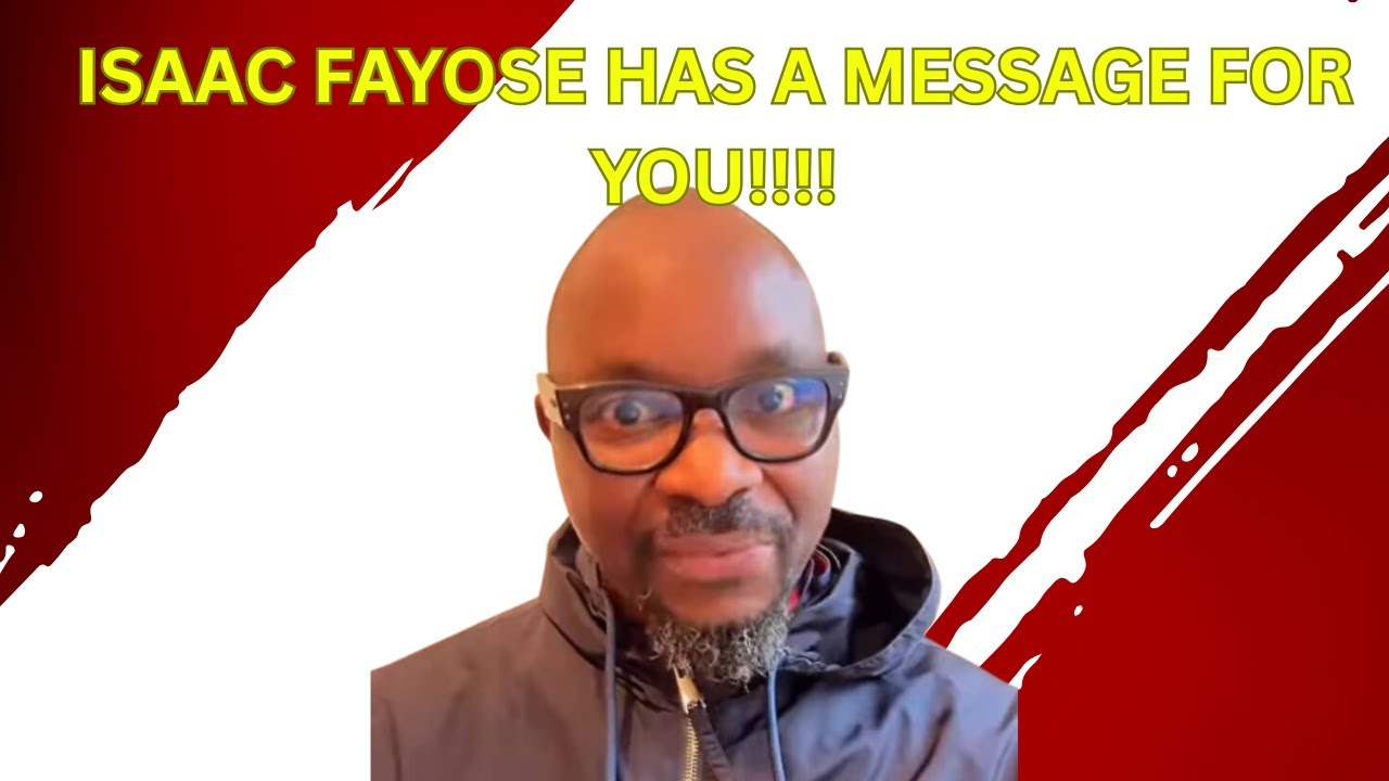 Isaac Fayose Has A Message For You!!!!