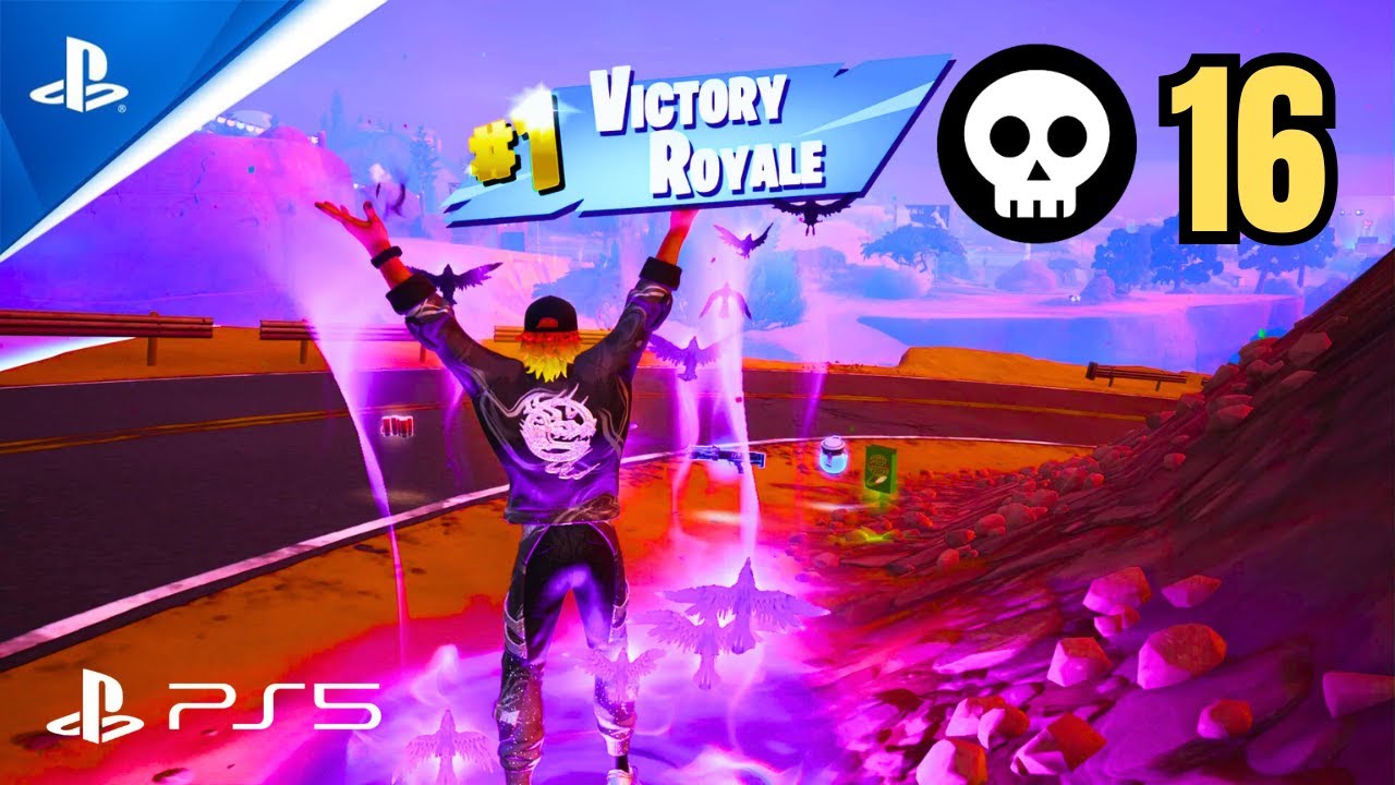 Fortnite Chapter 7 Solo Zero Build Victory Royale – 16 Eliminations | PS5