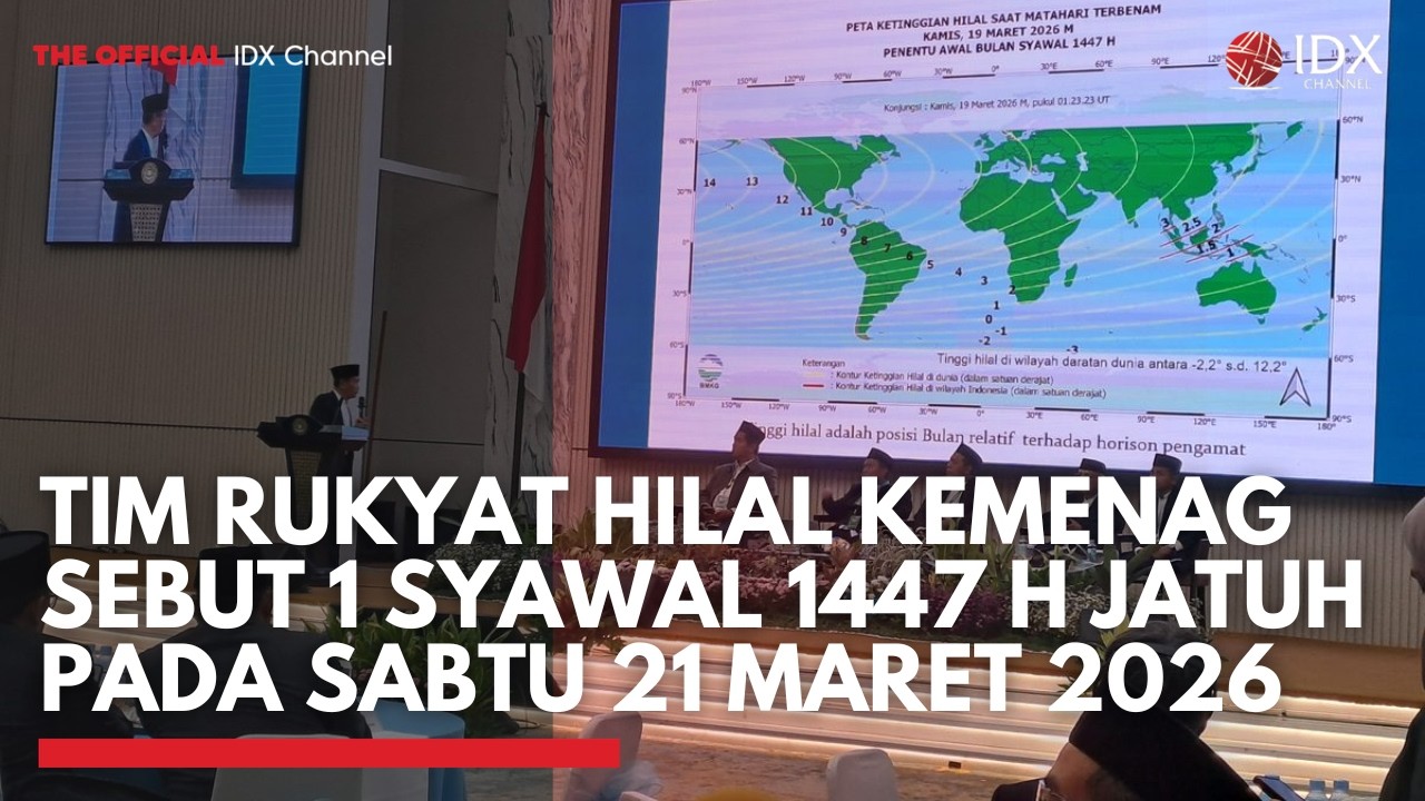 Tim Rukyat Hilal Kemenag Sebut 1 Syawal 1447 H Jatuh pada Sabtu 21 Maret 2026 | IDXC UPDATE