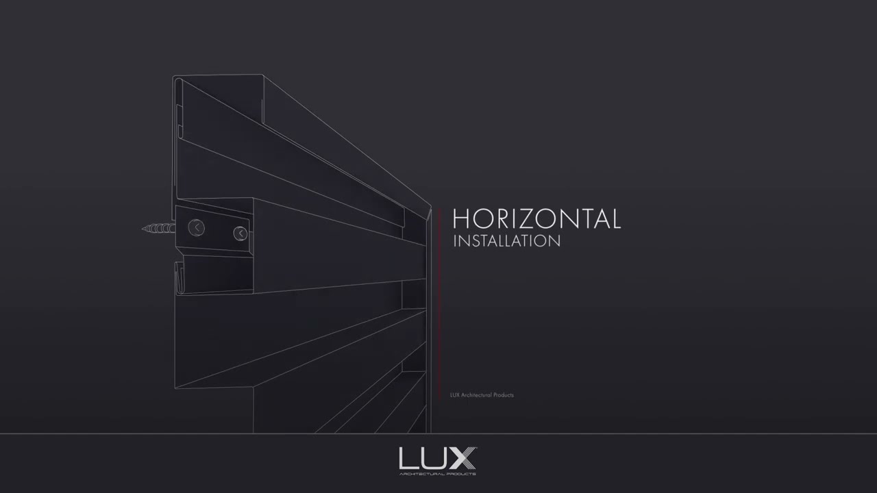LUX Architectural Products - Folded Wall Installation Video