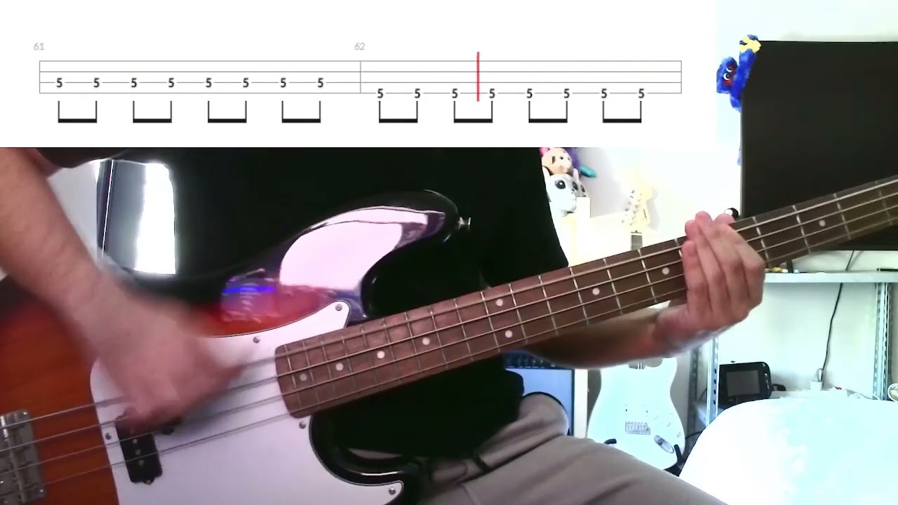 Hawaii - The Strokes (Bass cover with tabs)