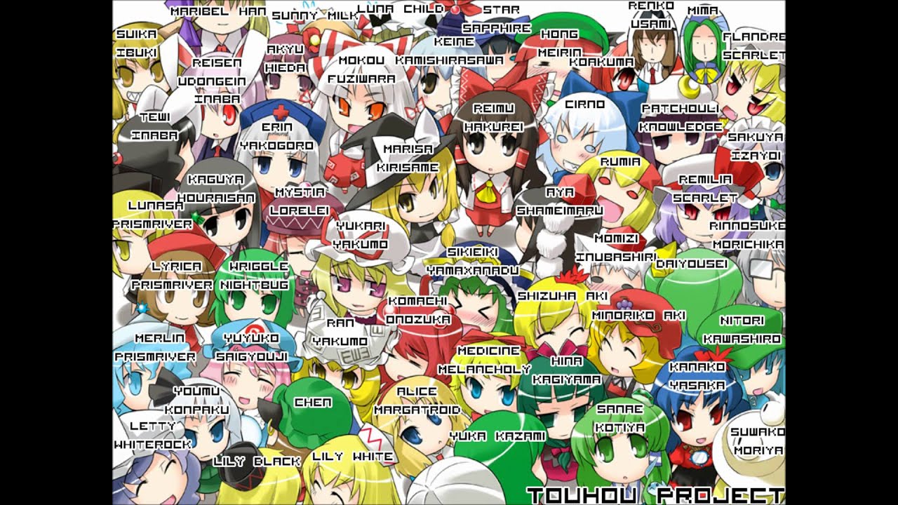 Touhou Bad Apple  [Speed Up Version.]