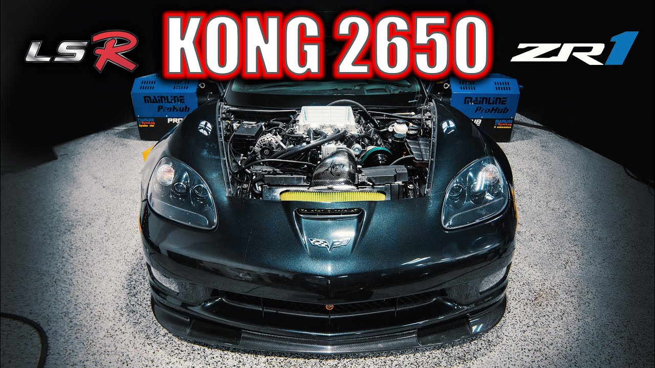 LSR 427 Kong 2650 C6 ZR1 Makes Crazy Power Boost Only!