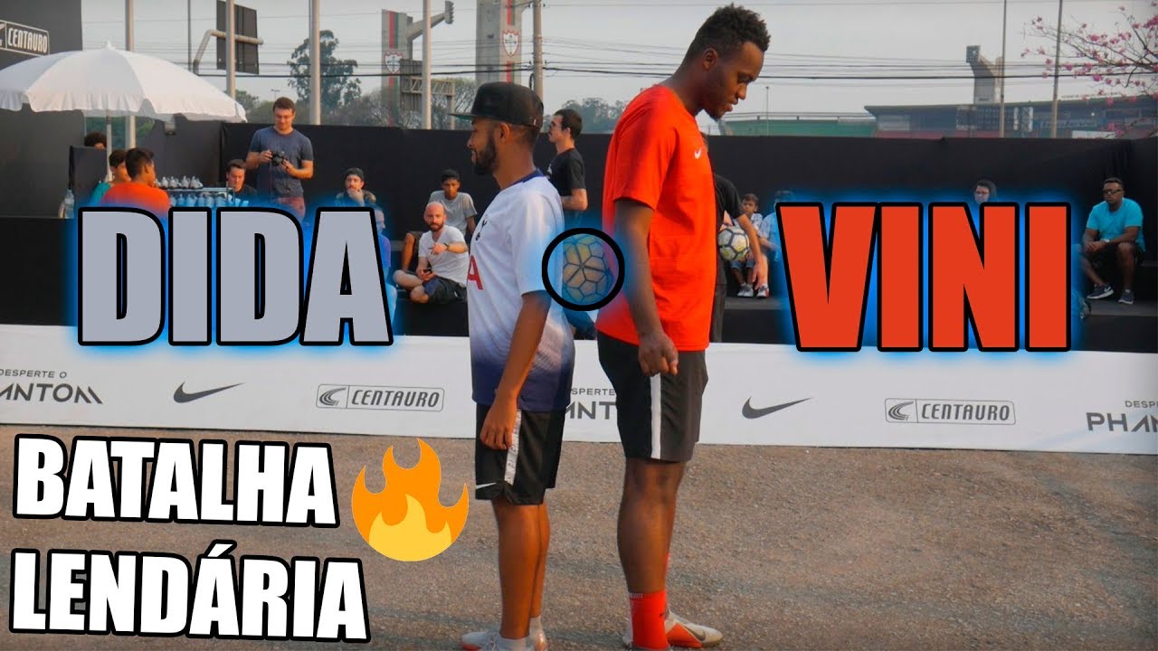 DESAFIO DE FUTEBOL - 1 CONTRA 1 - DIDA VS VINI - FOOTZ