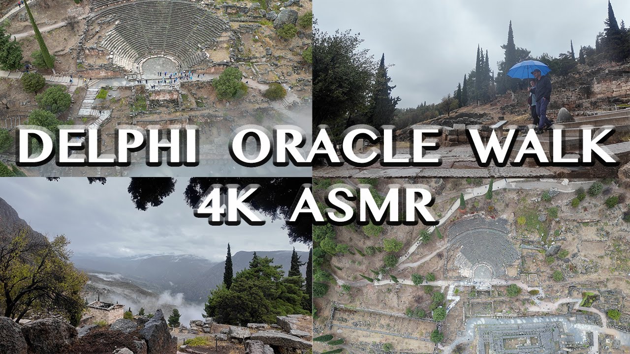 Delphi Walk - Greece | 4K ASMR
