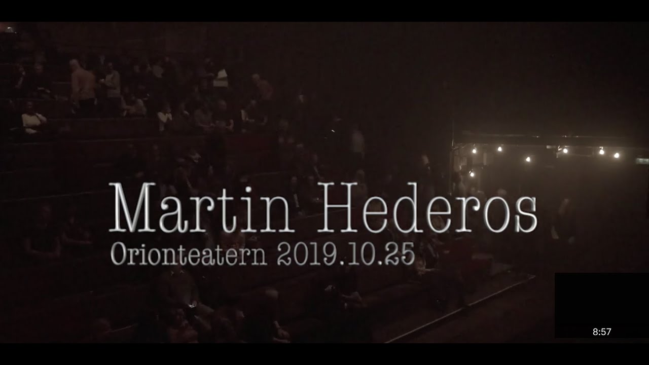 Martin Hederos - Tillbaka (Live at Orionteatern)