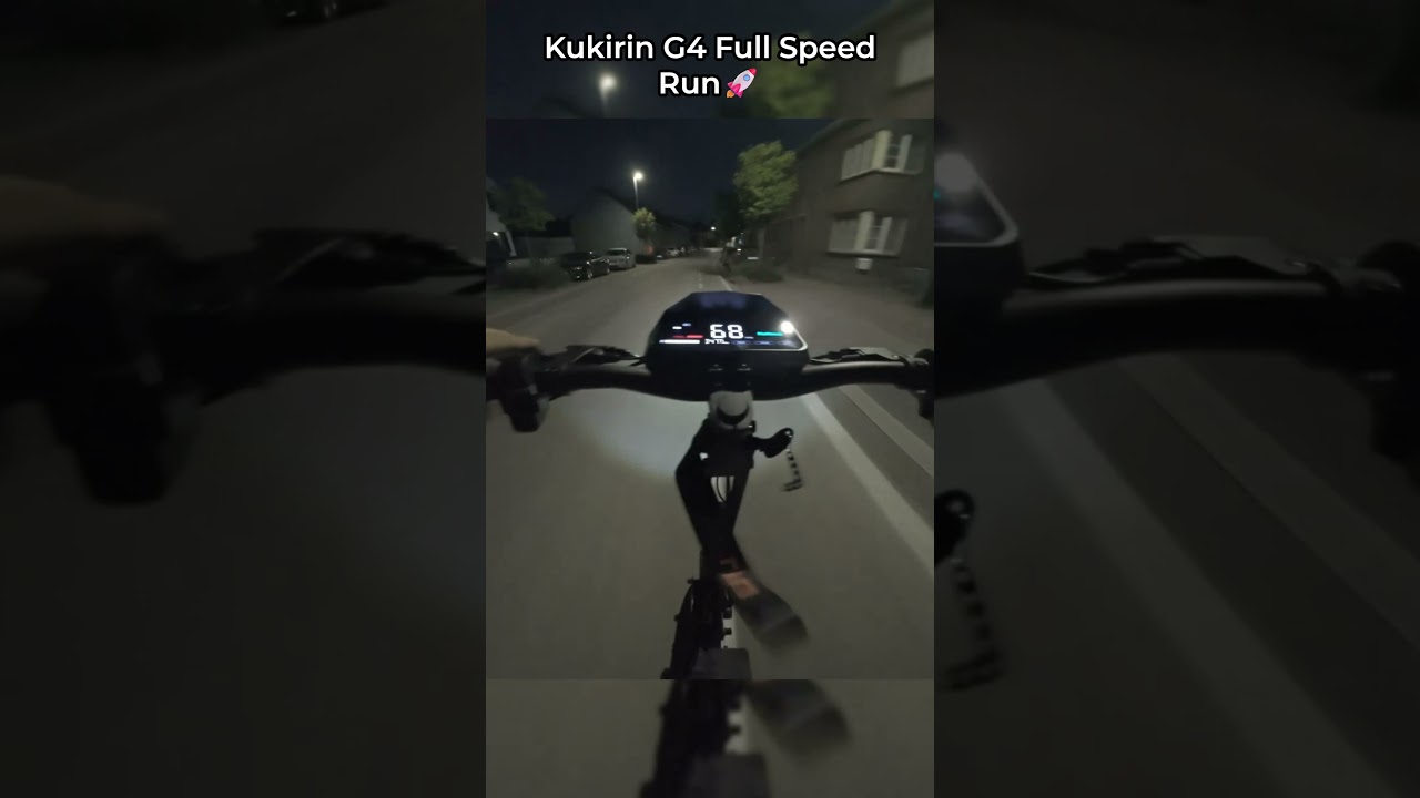 Kukirin G4 Full Speed Run🚀
