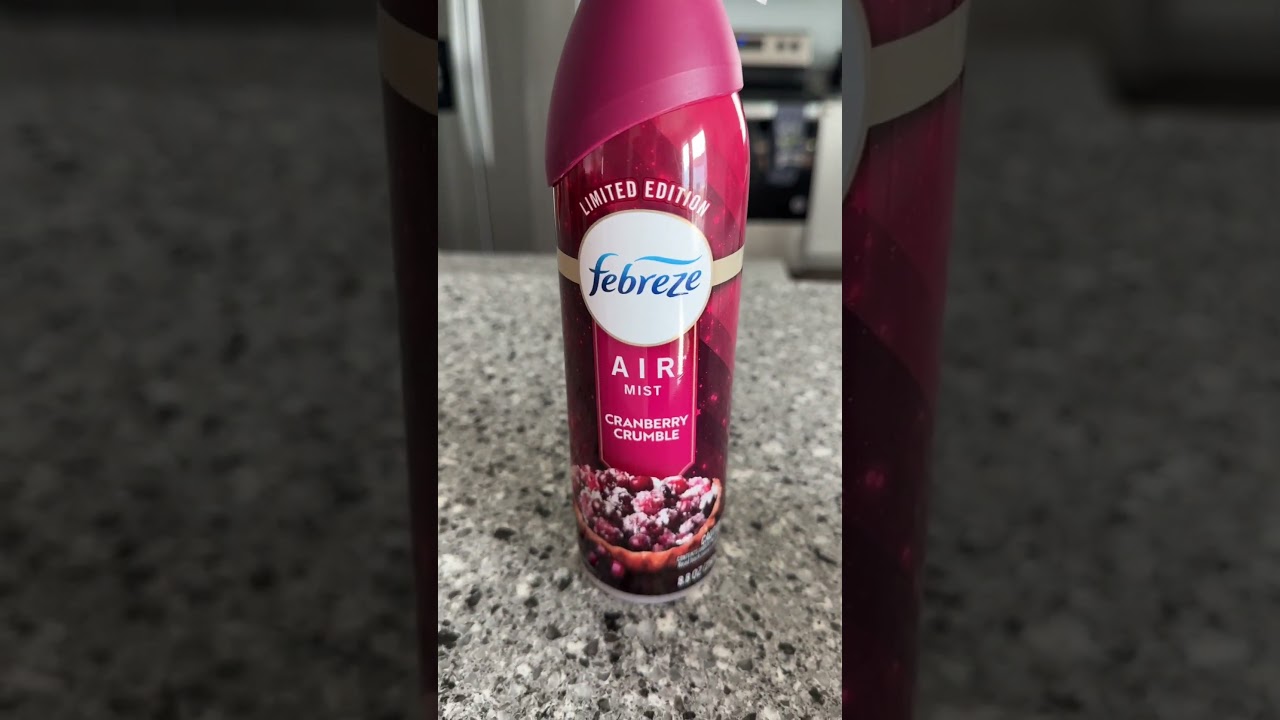 Febreze Air Mist Cranberry Crumble Room Freshener Spray for Autumn #cranberry #febreze #airfreshener