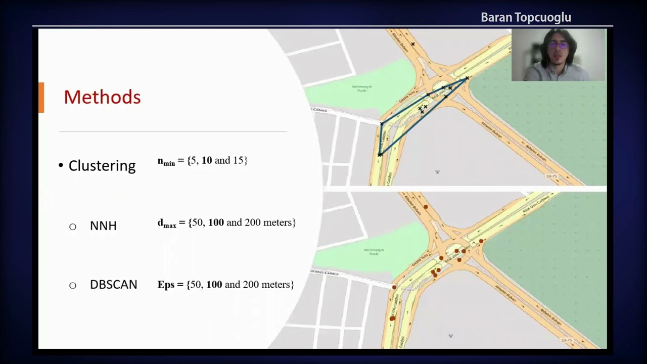 FOSS4G 2022 | Speed-related traffic accident analysis using GIS-based DBSCAN and NNH clustering