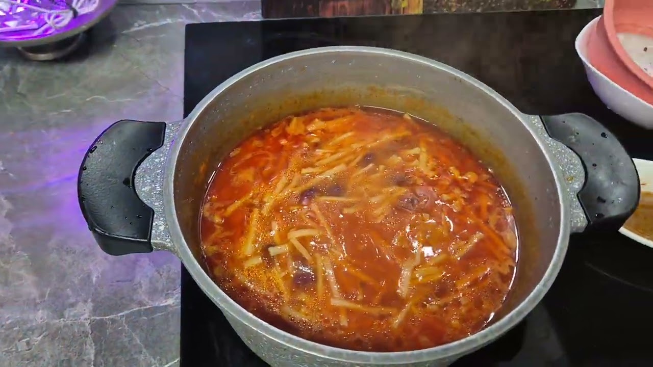 İftara makarnalı aş çorbası mis 