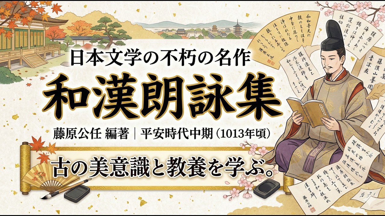 スマホ疲れの心を癒す「エモい言葉」の処方箋。1000年前の貴族が作った究極のプレイリスト『和漢朗詠集』