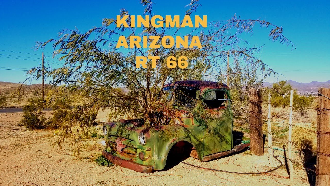 FREE CAMPING KINGMAN ARIZONA/ DRIVING ON RT 66/EPISODE 18
