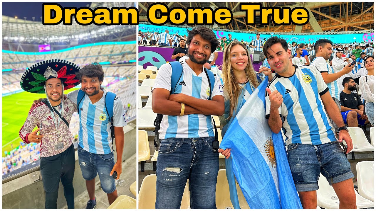 LEO MESSI ko LIVE DEKHA 😳😳I DREAM COME TRUE l BAD MANAGEMENT FROM QATAR