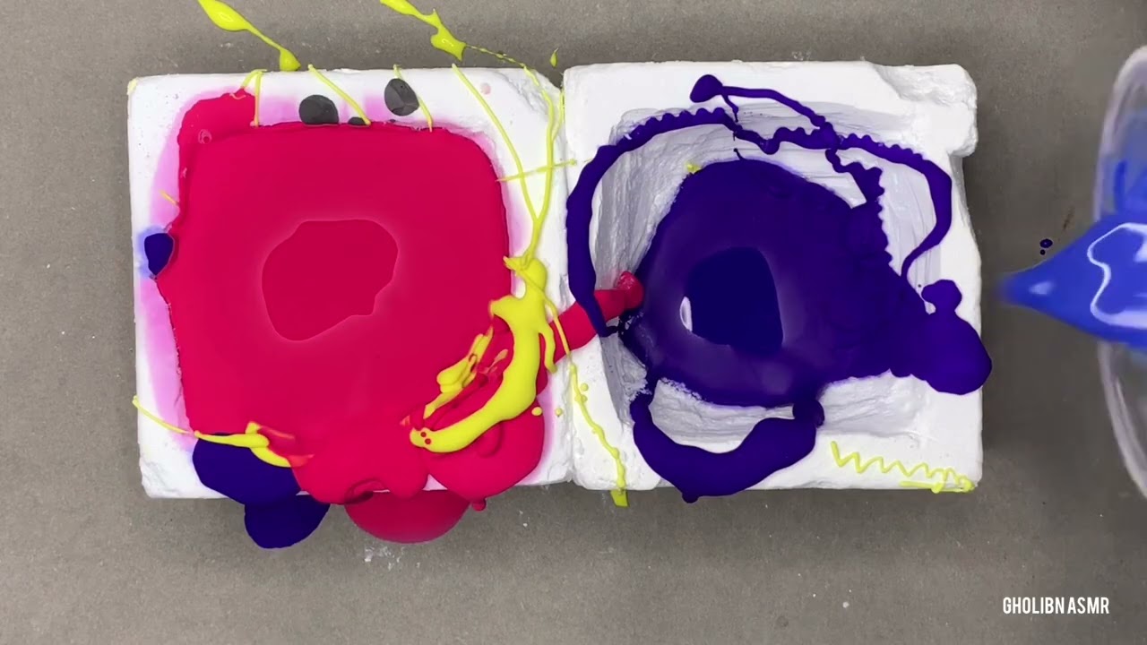 Colourful Gym Chalk Crumble | Satisfying ASMR