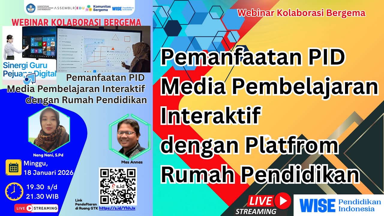 Pemanfaatan PID Media Pembelajaran Interaktif dengan Platfrom Rumah Pendidikan