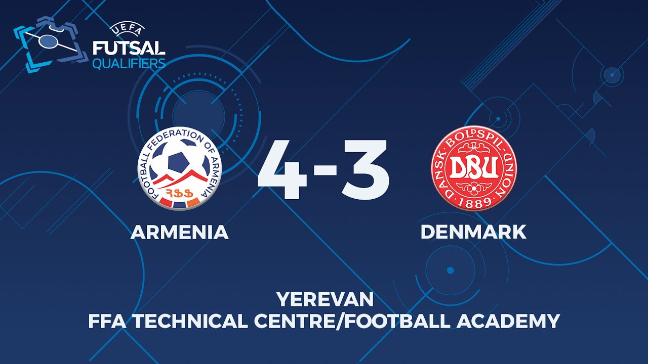 Armenia - Denmark. Futsal EURO 2026