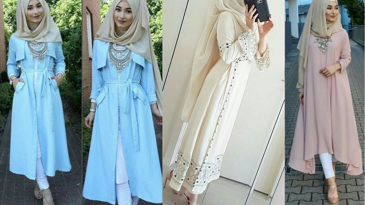 Beautiful Kurti Design With Hijab Collection For Girls 2018