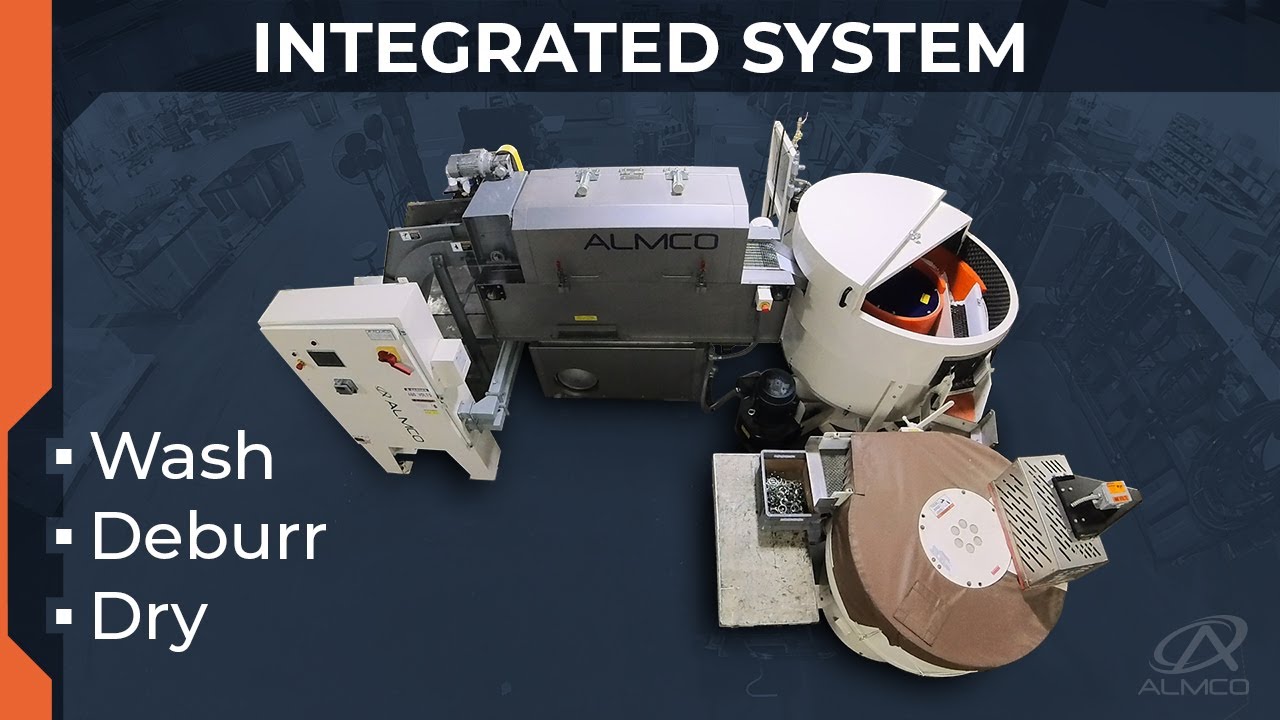 ALMCO - Integrated Wash, Deburr, and Dry Finishing System