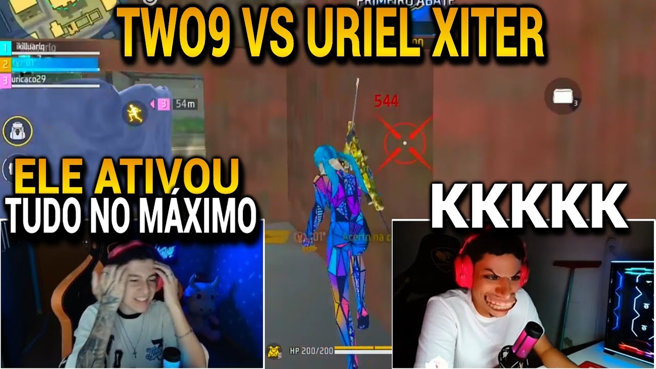 TWO9 JOGOU CONTRA O URIEL XITER E PASSOU RAIVA POR CONTA QUE ELE ATIVOU TUDO NO MÁXIMO