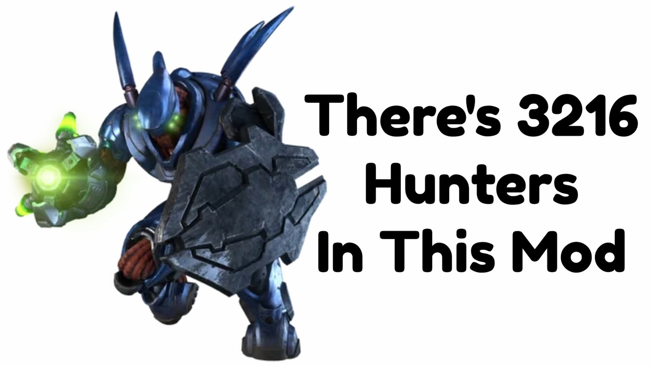 Halo but EVERY Enemy is a Hunter (On Legendary)