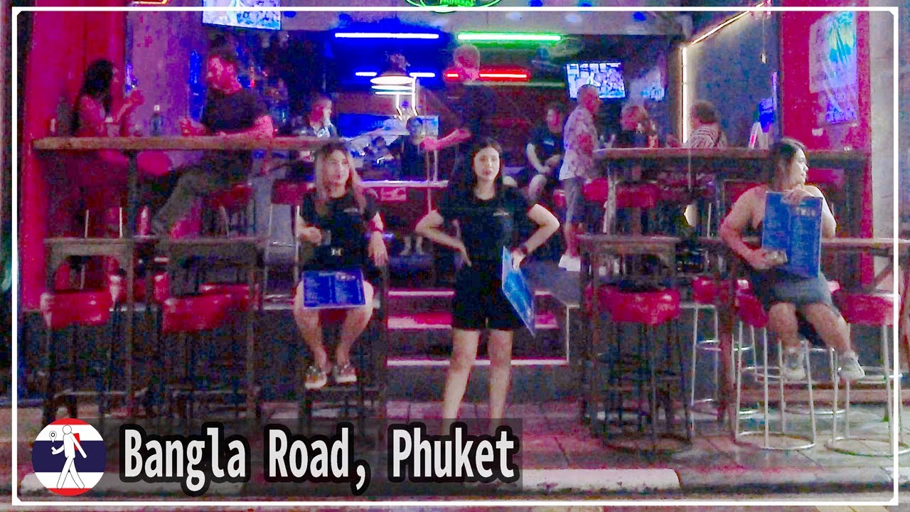 Even on a rainy day, Bangla Road in Phuket is not boring.