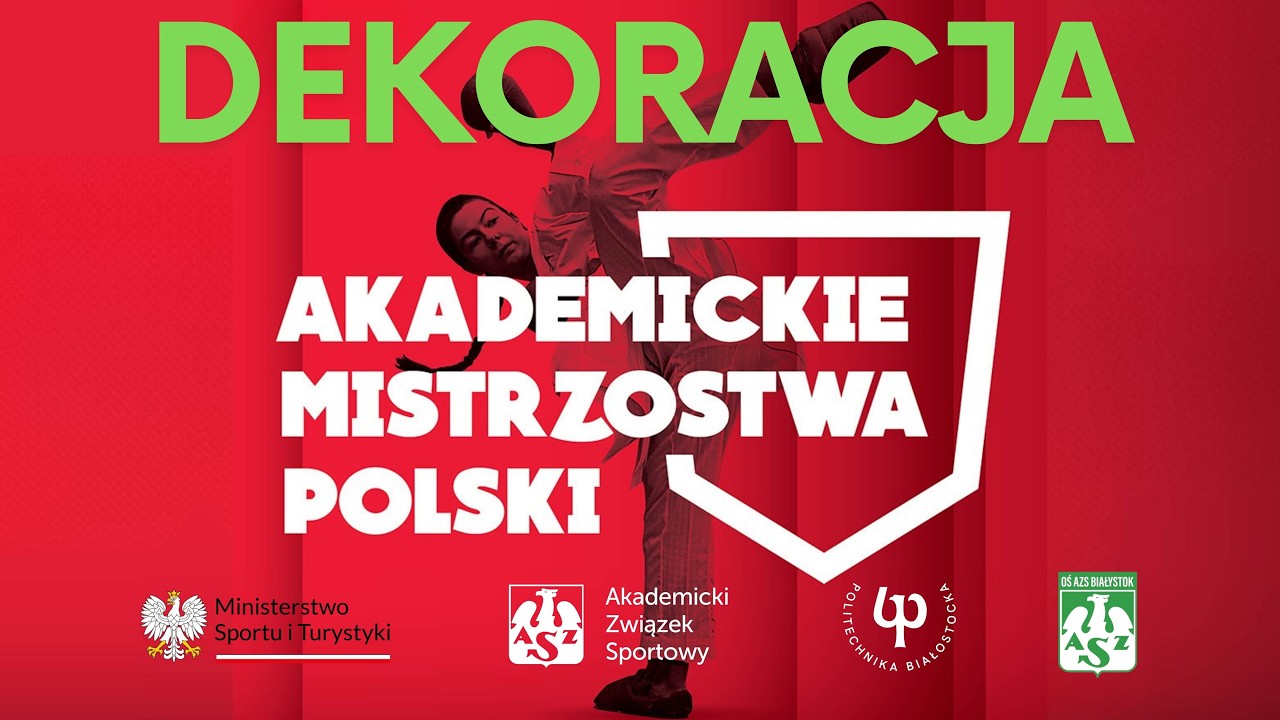 Akademickie Mistrzostwa Polski Karate - D2 - DEKORACJA
