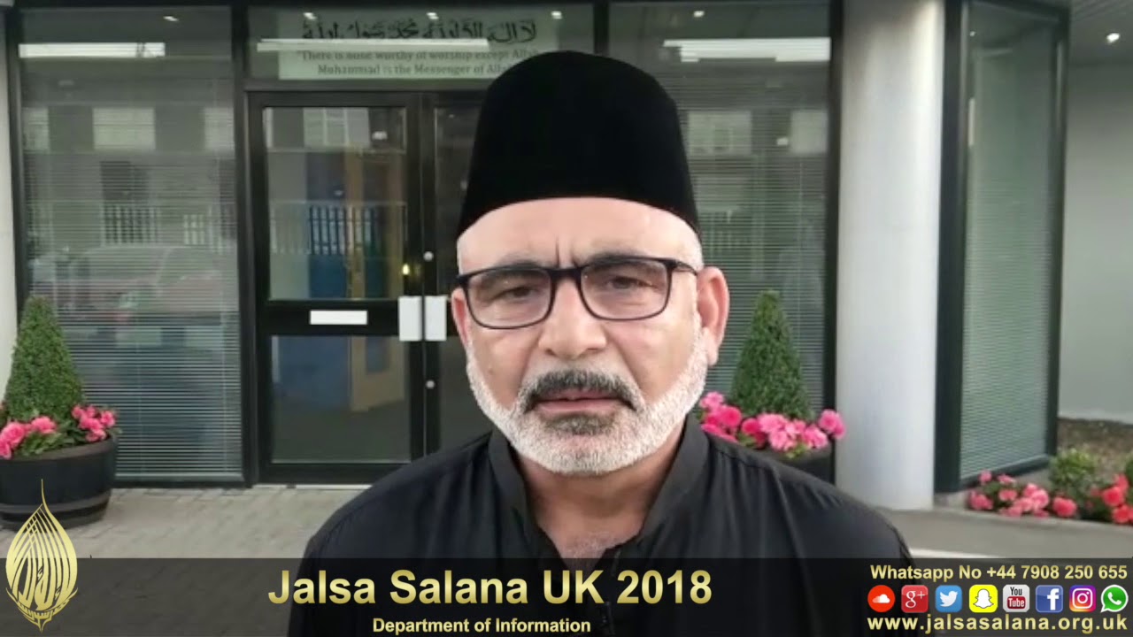 #JalsaInterview with Mohammad Isahaq Nasir Nazim Hazri Nigrani Maurin Salana UK 2018