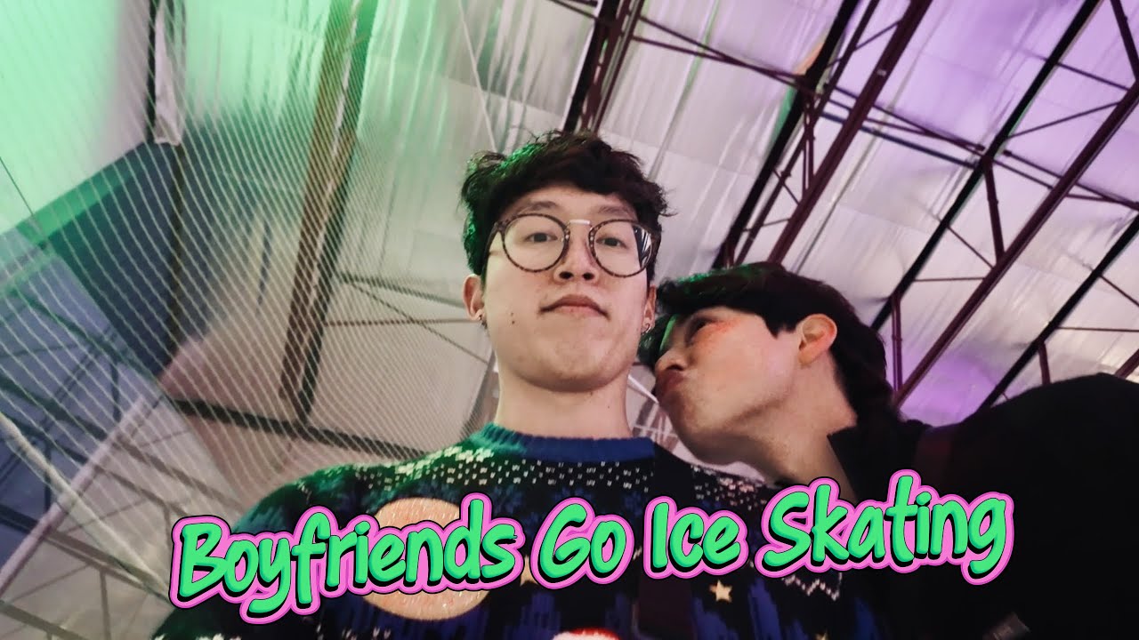 Boyfriends Try Ice Skating for the First Time – Cute Date Vlog!