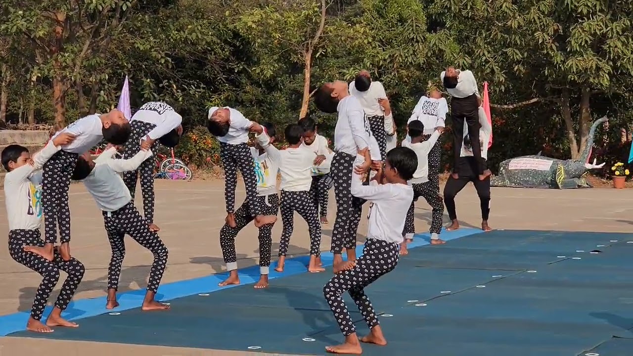 “Grace in Motion | Yogasan Poses by AMVM School Children | Annual Sports Day 2026”