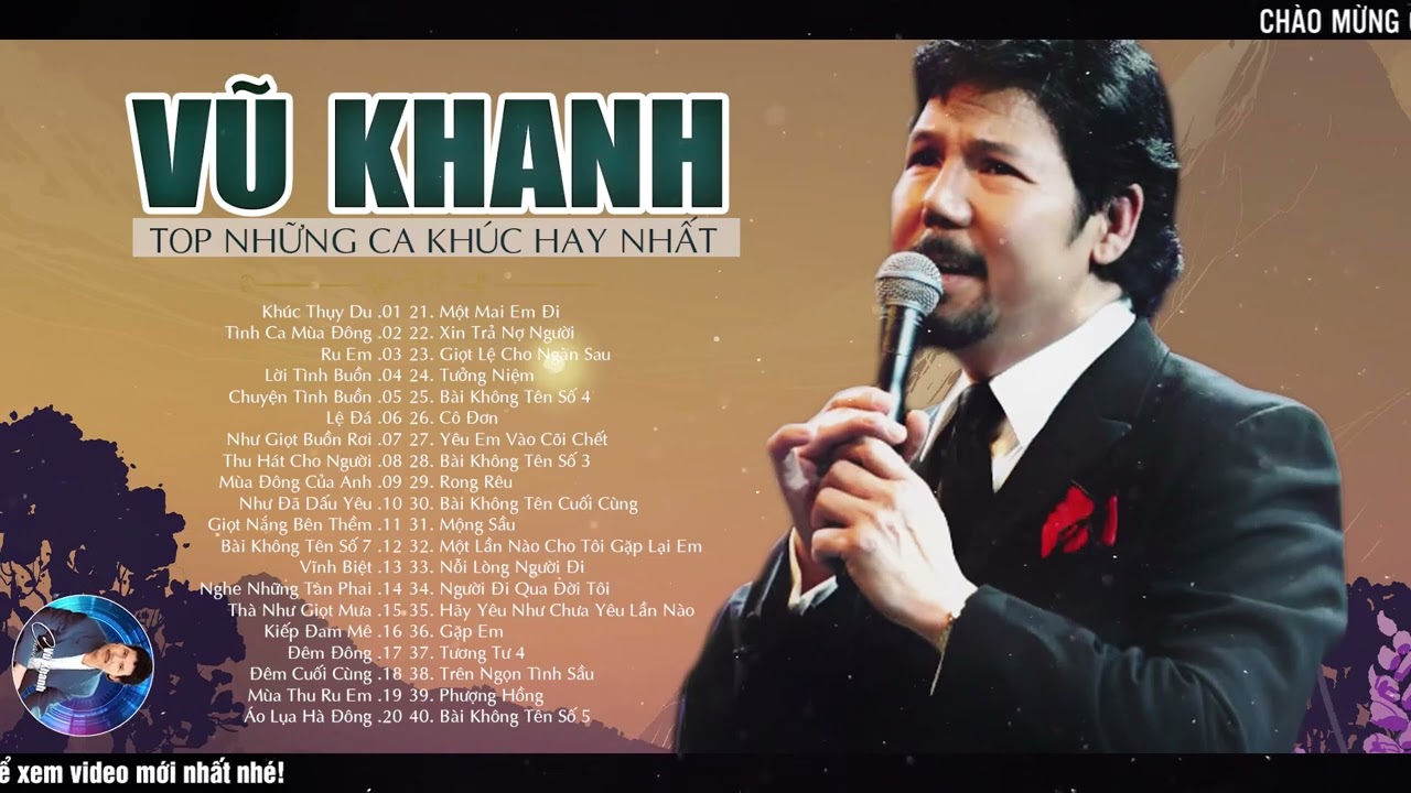VŨ KHANH -  TOP NHỮNG BÀI HÁT TÌNH CA TÌNH KHÚC PHÒNG TRÀ XƯA CHỌN LỌC HAY NHẤT NGHE LÀ MÊ NGAY