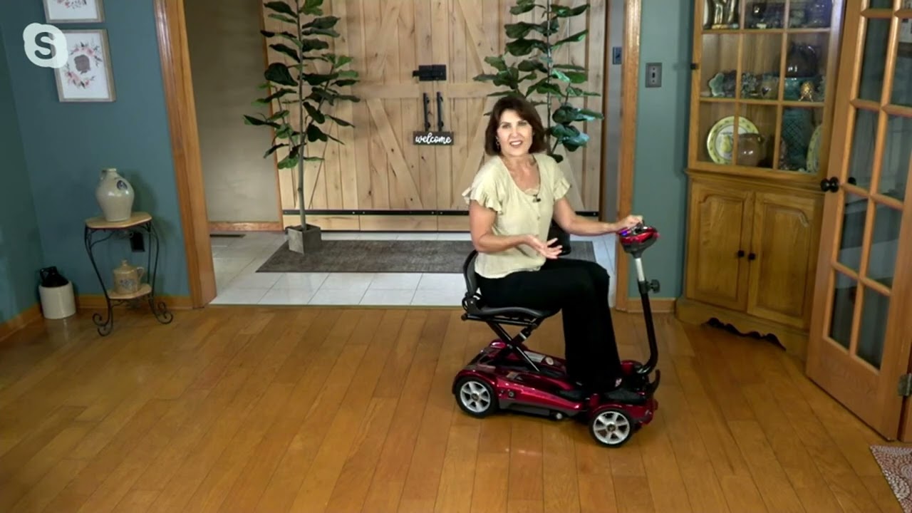 EV Rider Auto Fold 4-Wheel Mobility Scooter on QVC